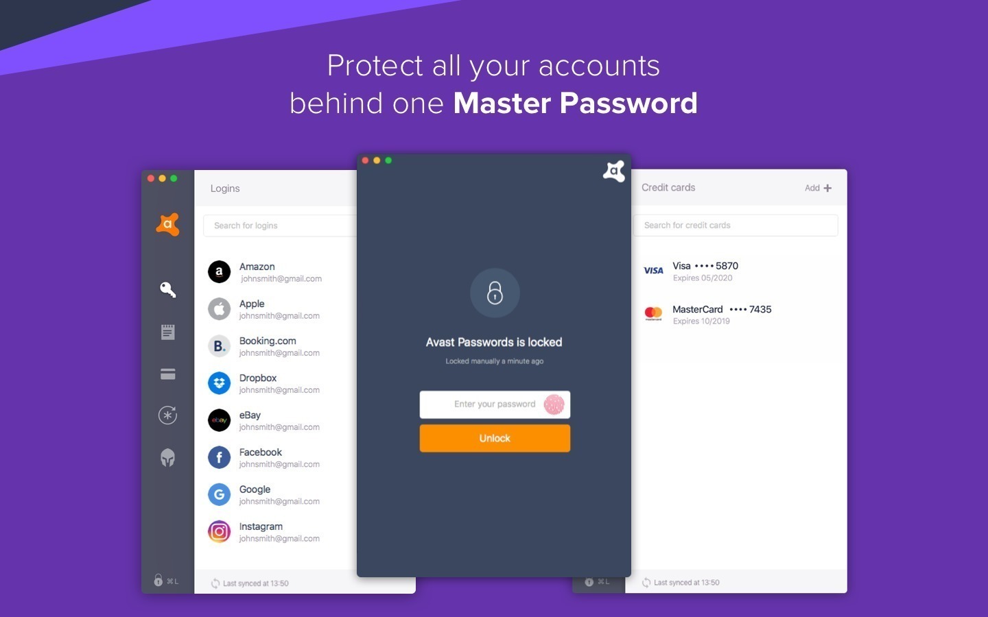 disable avast passwords for mac